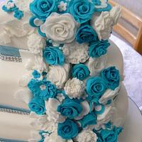 Becky & Gareth's wedding cake