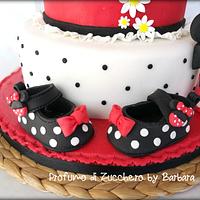 Minnie mouse first birthday party