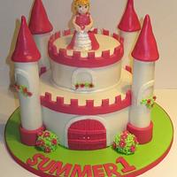 toddler castle cake 