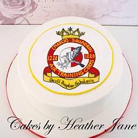 Handpainted Air Cadets RAF squadron cake