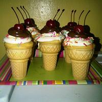 Ice cream cupcakes!