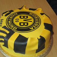 Borussia Dortmund Football team cake