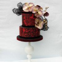 Wedding cake ,romantic