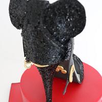 Mickey Mouse shoe from Couture Cakers International Collaboration  