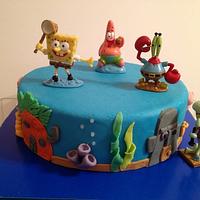 Spongbob cake 