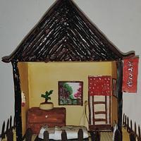 Fantasy World:Cakerbuddies Miniature Doll House:OKAERINASAI (JAPANESE HOUSE)