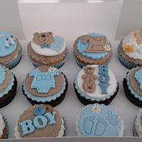 Blue is the colour - Baby shower cupcakes - cake by - CakesDecor