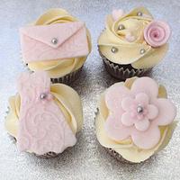 Pink and White Cupcakes