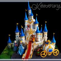 Cinderella  Castle cake 