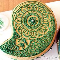 Indian Henna Paisley Cake