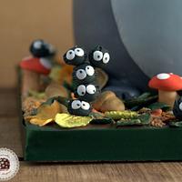 Totoro autumn Birthday cake - Mericakes 