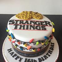 Stranger things cake 