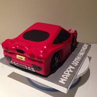 Ferrari cake 