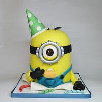 minion 3d cake
