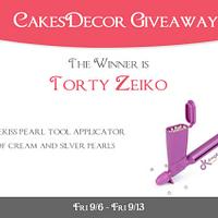 CakesDecor Giveaway 2019 #6: Drageekiss Tool Giveaway Winner