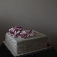 cake with orchid