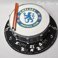 drum birthday cake