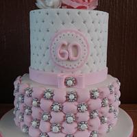 60th birthday cake - cake by Little monsters Bakery - CakesDecor