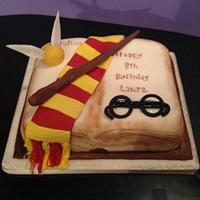 Harry potter themed cake
