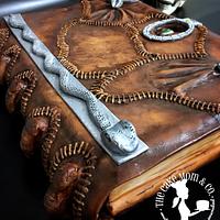 Hocus Pocus Spell Book Cake