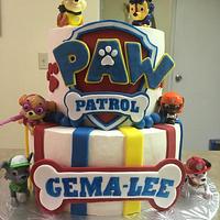 Paw Patrol cake for girl