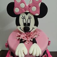 Baby Minnie Mouse for a 1st birthday!