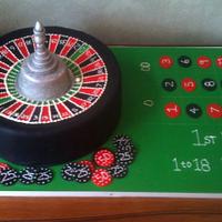 Roulette Wheel Cake