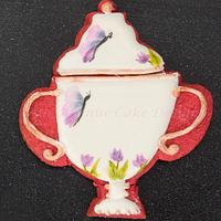 Vintage Hand Painted Tea Set Cookies 🎨🖌️🦋🍵🌷