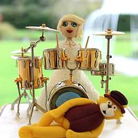 Drummer Wedding Cake