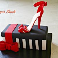 shoe box cake!!