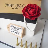 Jimmy Choo and Chanel cake