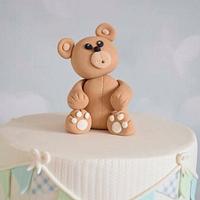 Fionn's Christening Cake - Decorated Cake by Wooden Heart - CakesDecor