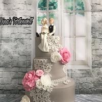 Vintage Wedding Cake 