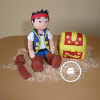 Jake and the pirates cake