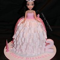 Princess Doll Cake 