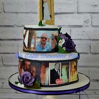 Joint Birthday/Anniversary Cake