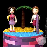 Lego Friends Cake