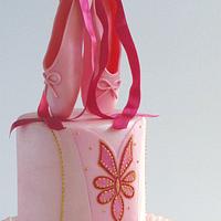 Tutu ballerina cake