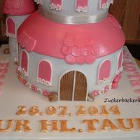 Princess church / castle for two little girls for christening