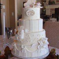 Wedding cake for my Grandaughter