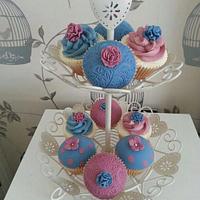 Summer love cupcakes