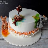 Australian animals cake