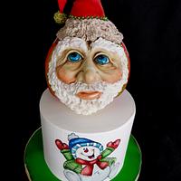 Santa Bauble Cake 