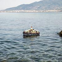 Greek Island Floating cake....