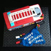 Lego city fire truck