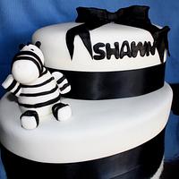 Zebra babyshower cake!