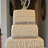 Bling Wedding Cake