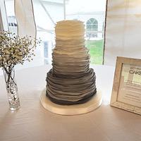 Ombre Wedding Cake