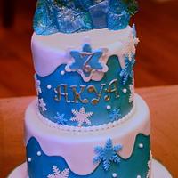 Frozen Inspired Cake 