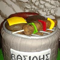 Barbecue cake 